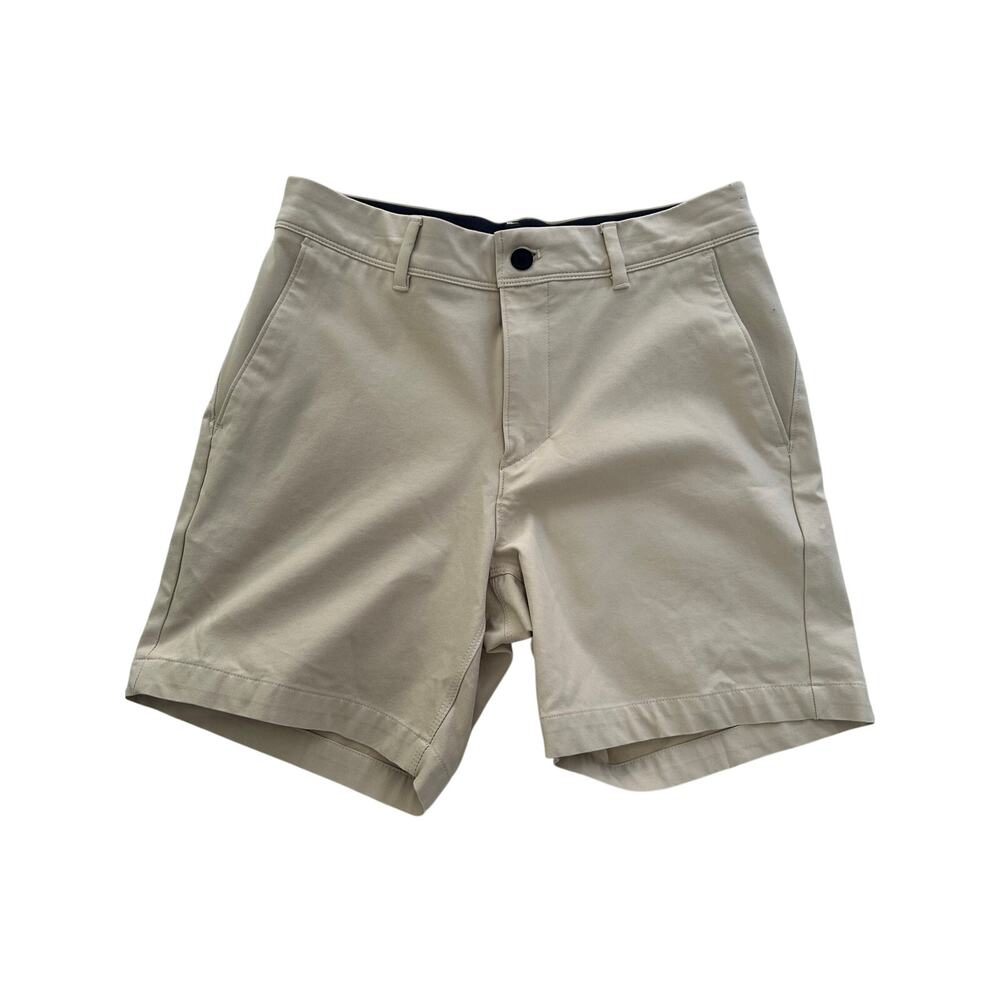 VRST Men's Limitless Athletic Golf Shorts Khaki Tan Size 30 Inseam 6"